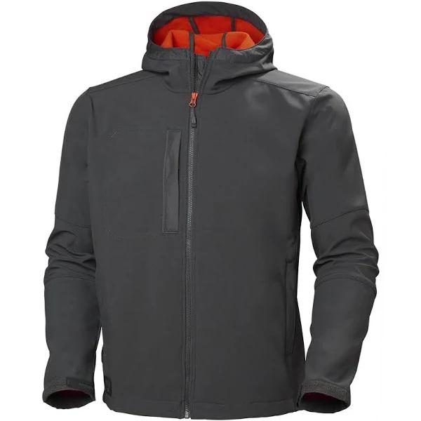 Helly Hansen Workwear 74230 Kensington Hooded Softshell Dark Grey XL C