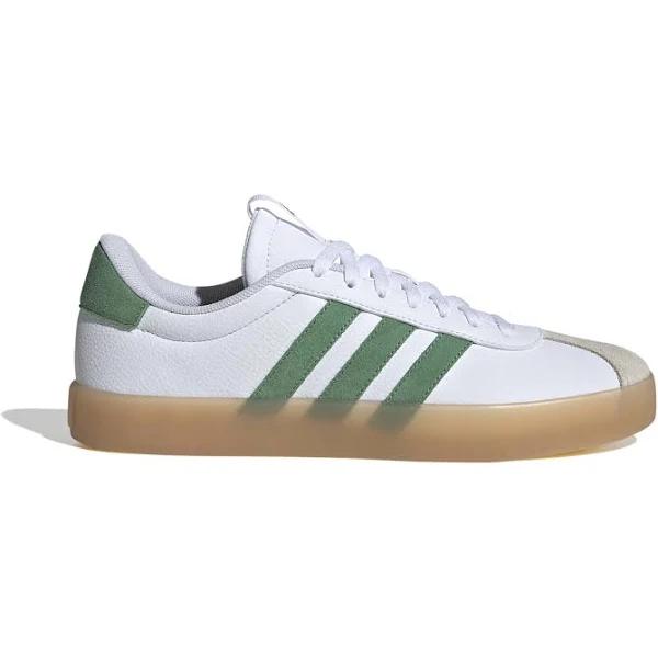 Adidas VL Court 3.0 Shoes Pure White Green - 44