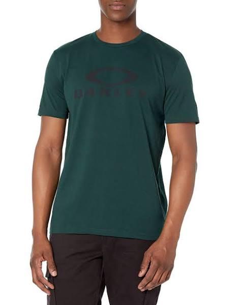 Oakley O Bark Short Sleeve T-Shirt Green L Man 457130-7BC-L