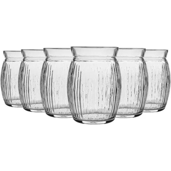 Bormioli Rocco 24 Piece Sweet Coconut Cocktail Glasses Set - Decorative Tropical Tiki Bar Drinking Tumblers - 440ml - AfterPay & zipPay Available