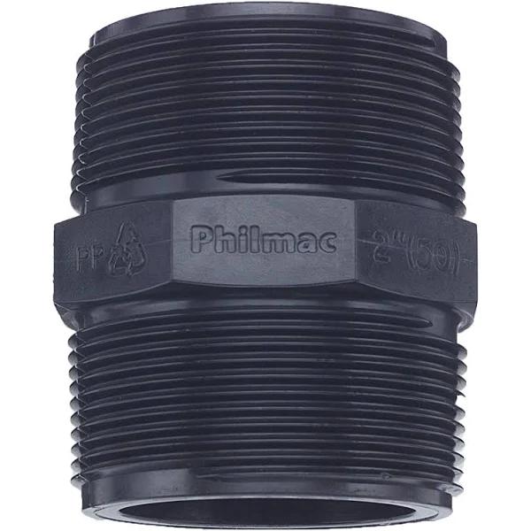 Philmac BSP Threaded Nipple Poly 1/2"