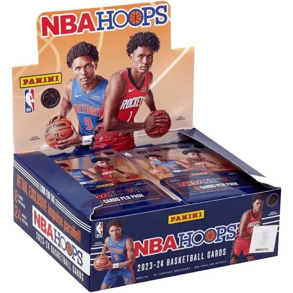 Panini NBA Hoops 2023-24 Basketball Trading Cards Retail Pack