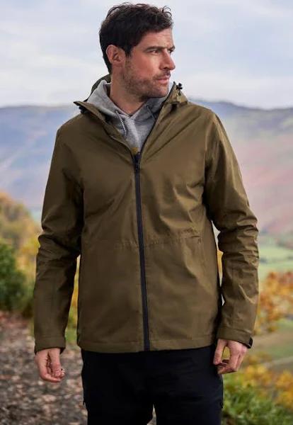 Mountain Warehouse Covert Mens Waterproof Jacket - Green | Size XL