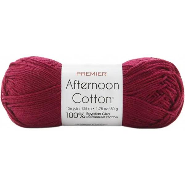 Premier Yarns Afternoon Cotton Yarn - Cabernet 50g