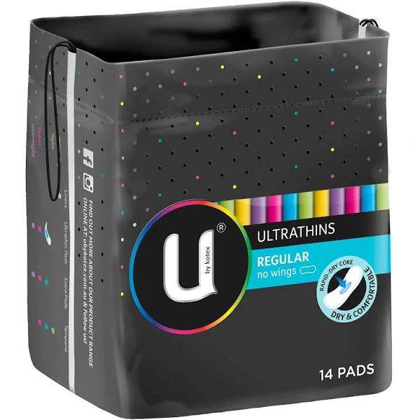 U by Kotex Ultrathin Pads No Wings Regular