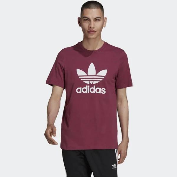 Adidas Originals Men's Trefoil T-Shirt (Victory Crimson/White) L