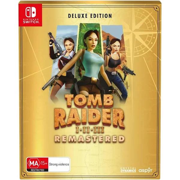 Tomb Raider I-III Remastered Deluxe Edition (Switch)