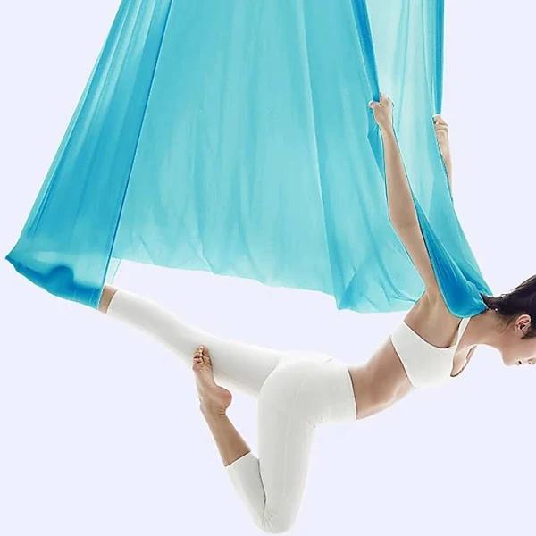 5x2.8m Yoga Pilates Aerial Silk Kit Swing Anti Gravity Hammock