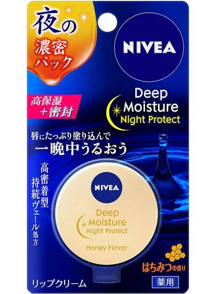 Nivea Deep Moisture Night Protect Honey Scent Lip Balm