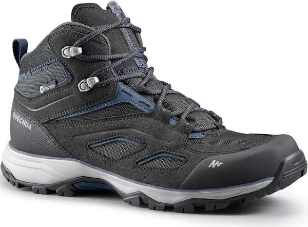 Men's Waterproof Mountain Walking Shoes - MH100 Mid