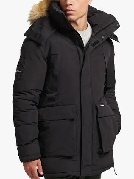 Superdry Code Xpd Everest Parka Jacket Black - S