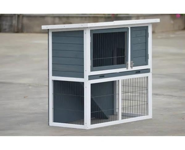 YES4PETS L Double Storey Rabbit Hutch Guinea Pig Cage , Ferret Cage W Pull Out Tray - Earn Everyday Rewards, AfterPay Available