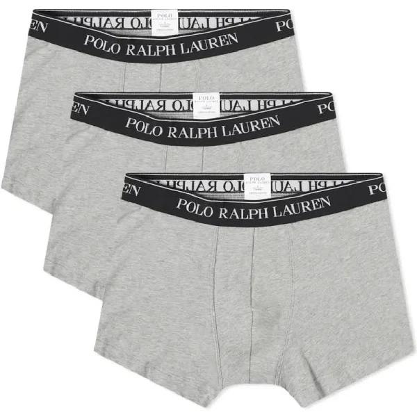 Polo Ralph Lauren 3 Pack Classic Boxer Trunks - Grey