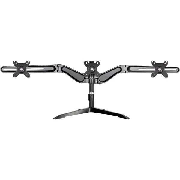 Silverstone SST-ARM31BS Triple Monitor Mount Desk Stand / Up to 24"