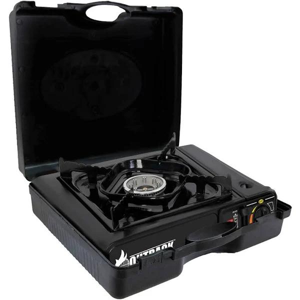 Outback Portable Gas Stove With Case Outdoor BBQ Grill Cooking Butane Burner