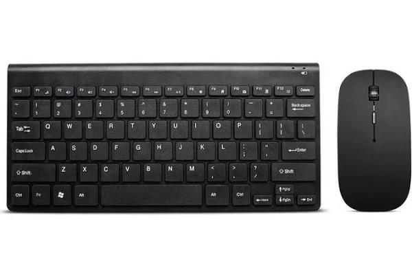 Wireless Keyboard And Mouse Combo, Compact Quiet Wireless Keyboard And Mouse Set 2.4g Ultra-thin Sleek Design For Windows, Computer, Desktop, PC