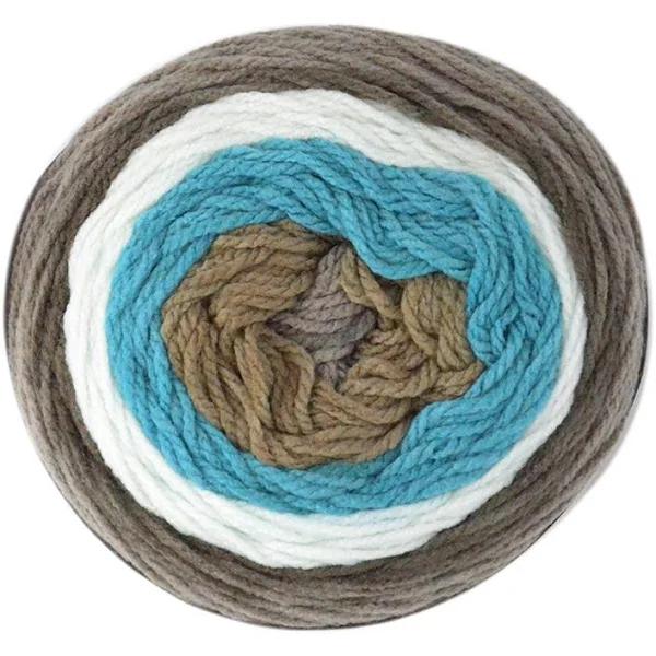 Poppy Crafts Cake Ball Yarn 200g - Toffee Pop Mix - 100% Acrylic