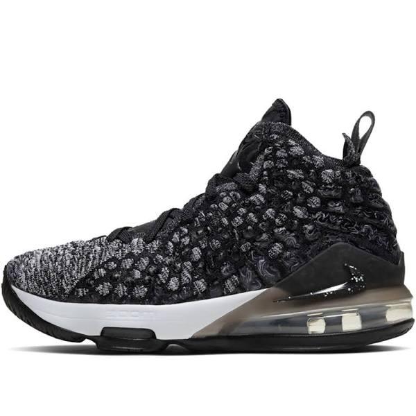 Nike LeBron 17 Black White (GS)