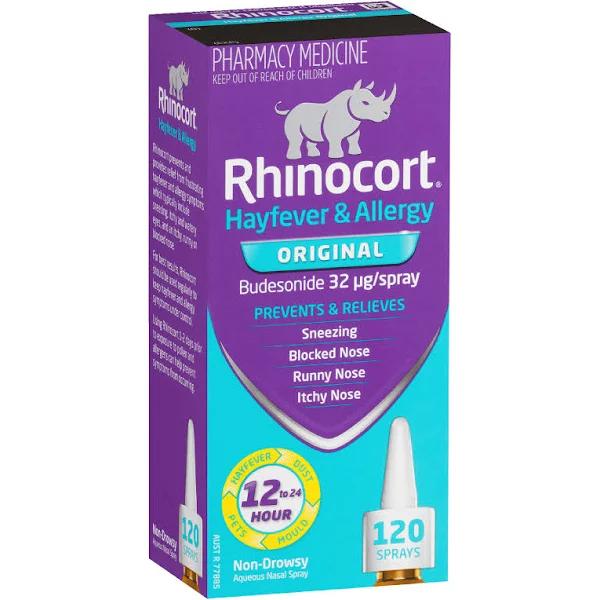 Rhinocort Hayfever & Allergy Original Nasal Spray 120 Doses