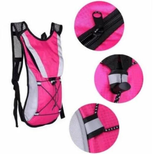 Outdoor Hiking Camping Cycling Running Hydration Pack Backpack with 2L Water Bladder - Pink - AfterPay & zipPay Available