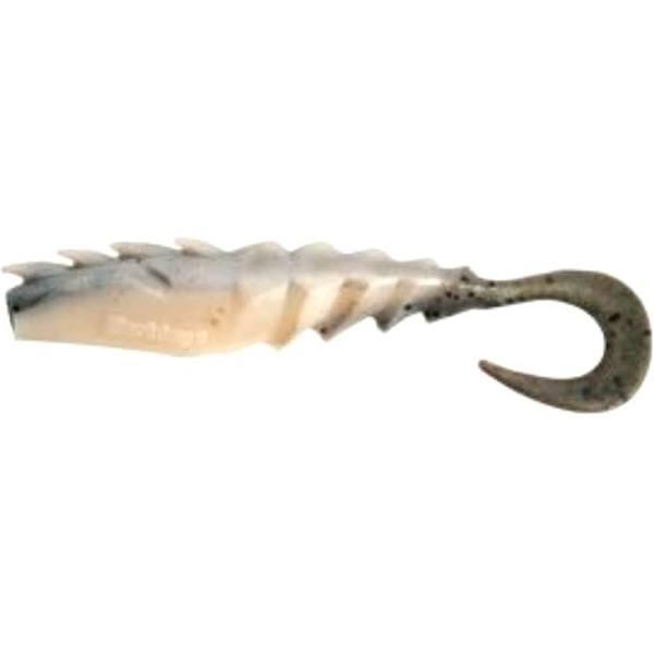 Berkley Gulp Alive Nemesis Prawn Curl Tail Tub 4in Natural