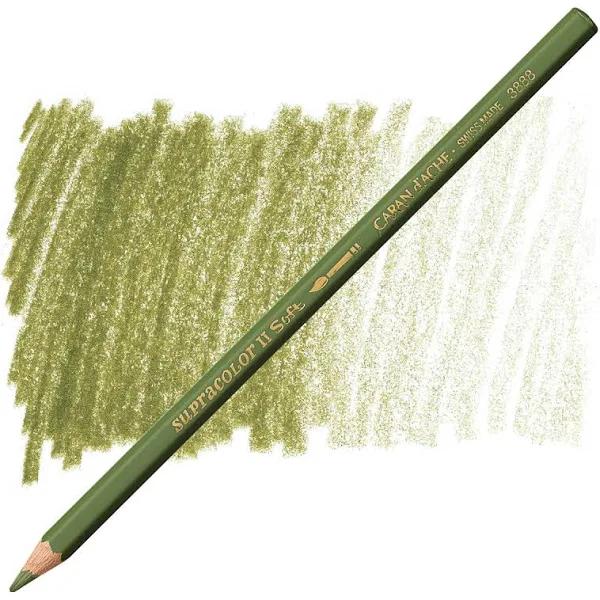 Caran d'Ache : Supracolor Soft : Watersoluble Pencil : Olive Grey