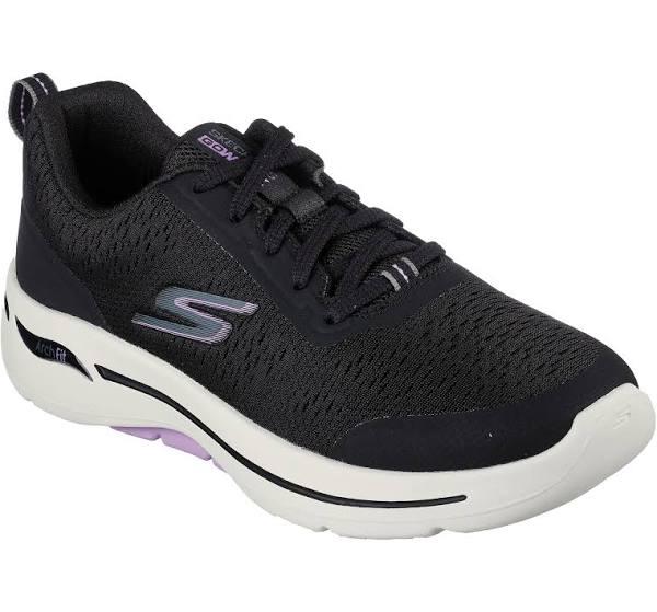 Skechers Go Walk Arch Fit Uptown Summer Sneaker in Black 9.5