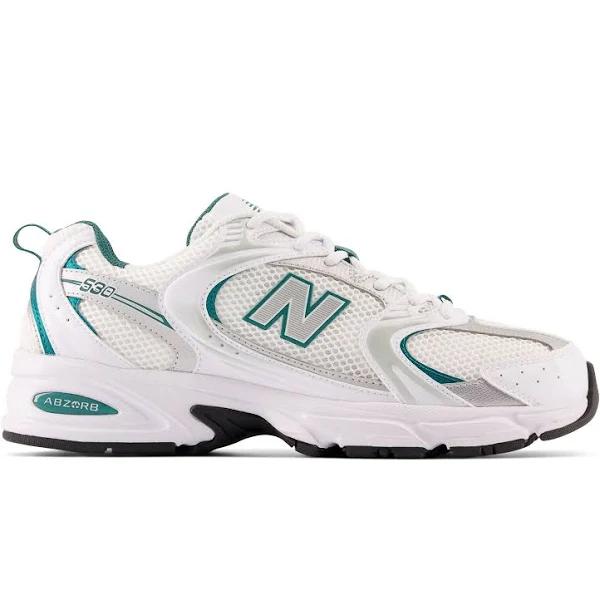 New Balance 530 White Silver Green