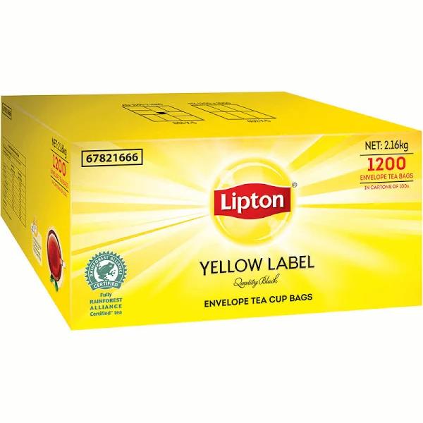 Lipton Tea Bags Yellow Label 1200