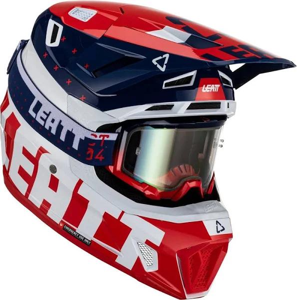 Leatt 7.5 V23 Royal Motocross Helmet XXL - Motocross Helmets