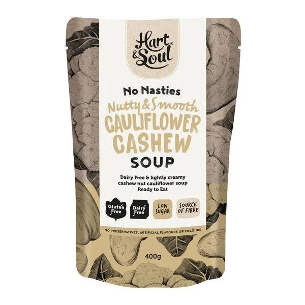 Hart & Soul All Natural Cauliflower Cashew Soup 400g