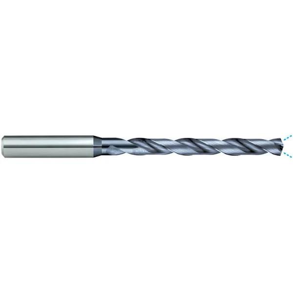 Sutton D3350950 9.5mm Carbide Drill Bit - 8xD - R30 N IK - VHM - AlCrN