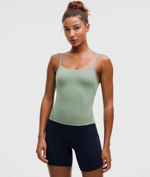 Women's Cross-Back Nulu Yoga Tank Top Light Support, C/D Cup in Grey Eucalyptus Size 14 | by lululemon