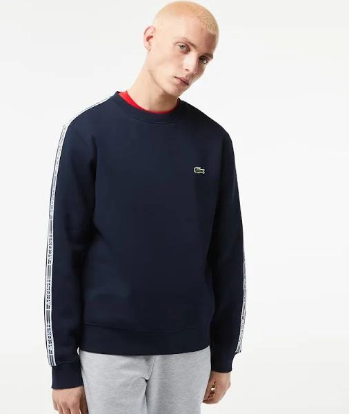 Lacoste Tape Sweatshirt - Grey - XXL