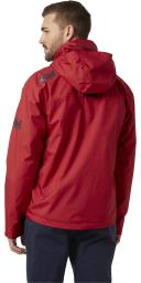 Helly Hansen Crew Hooded Mens Jacket - Red