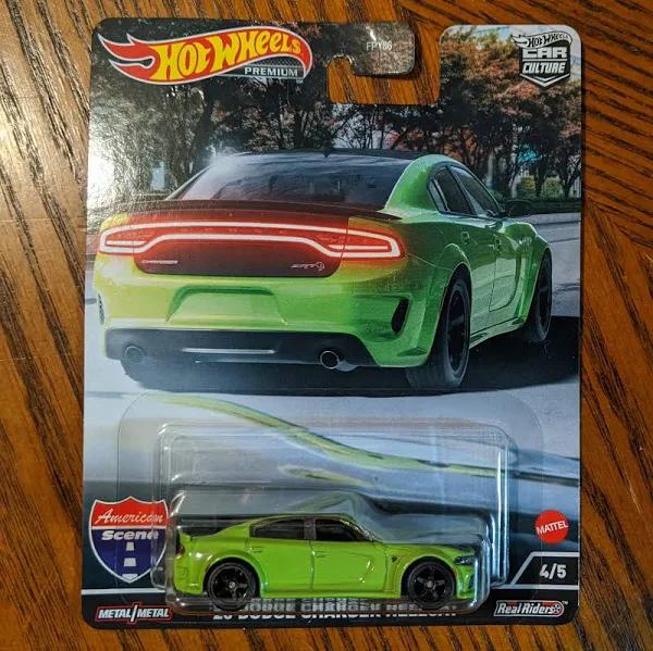 Hot Wheels Premium Car Culture American Scene '20 Dodge Charger Hellcat