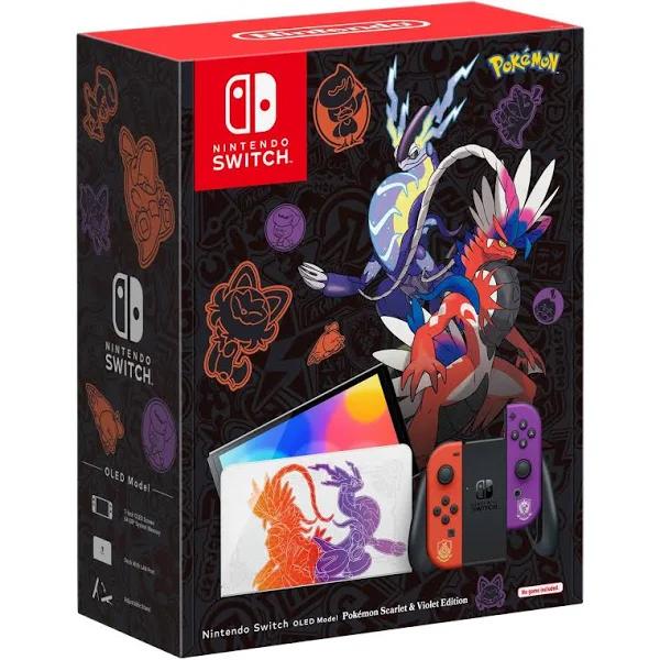 Nintendo Switch (OLED Model) Pokemon Scarlet & Violet Edition Console