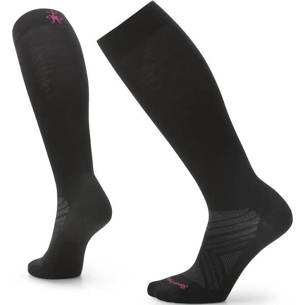 Smartwool Women's Ski Zero Cushion OTC Socks - Black