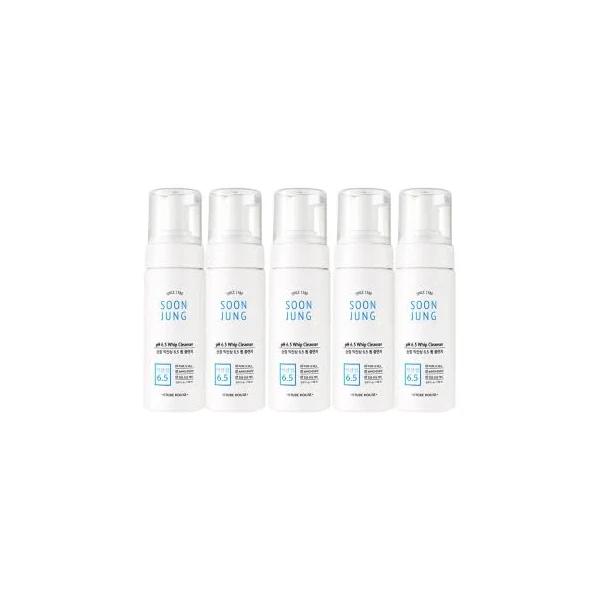 Etude House Soon Jung Ph 6.5 Whip Cleanser - 150ml (5ea) Set