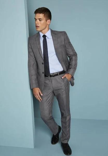 Men's Alderley Suit Jacket, Grey Check Colour: Grey Check, Size: