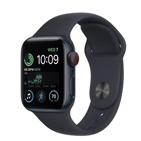 Apple Watch SE2 GPS 40mm MNT83 Aluminum Case Midnight Sport Band M/L