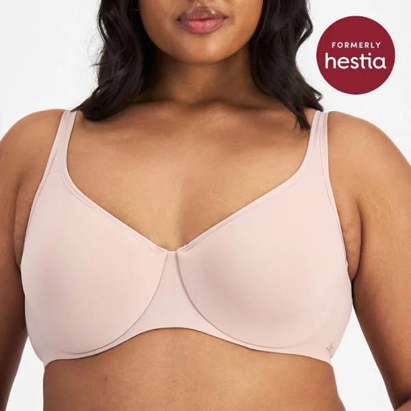 Be by Berlei Women's Smoothing Minimiser Bra - Blush - Size 22D