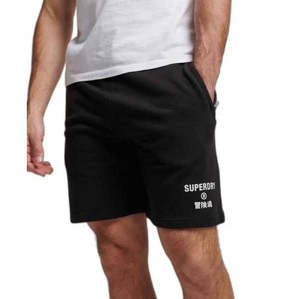 Superdry Code Core Sport Shorts Black S Man M7110383A-02A-S