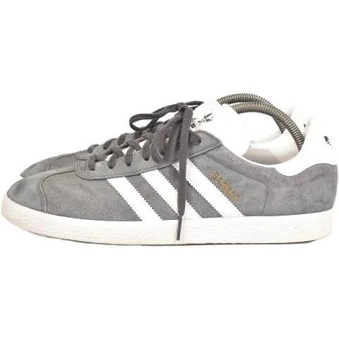 Adidas Gazelle Solid Grey Low-top Sneakers, Men's (Size 9.5)