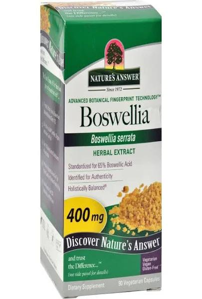 Nature's Answer - Boswellia Extract - 90 Vegetarian Capsules