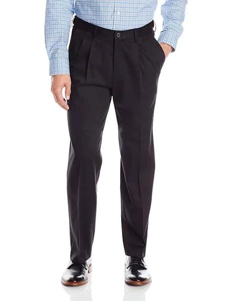 Haggar Men's Pants - Khaki Pants - Black - 36/29 - AfterPay & zipPay Available