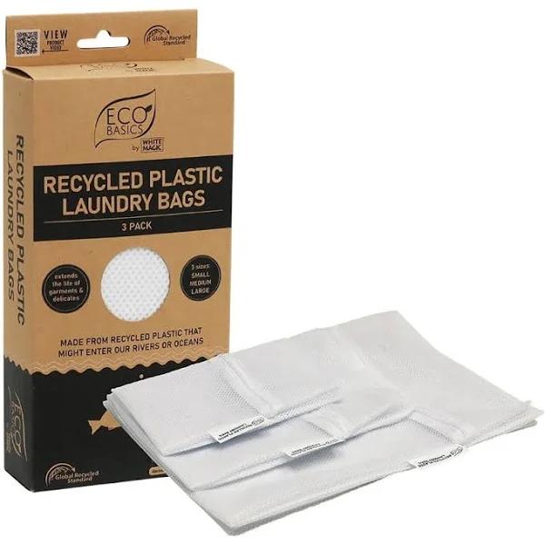 Eco Basics Recycled Plastic Laundry Bags 3 PK