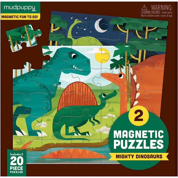 Mudpuppy - Magnetic Puzzle - Mighty Dinosaurs