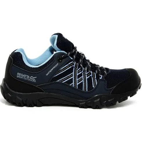 Regatta Womens/Ladies Edgepoint III Walking Shoes navy/blue Skies 3 UK Polyurethane Polyester Womens Walking Shoes