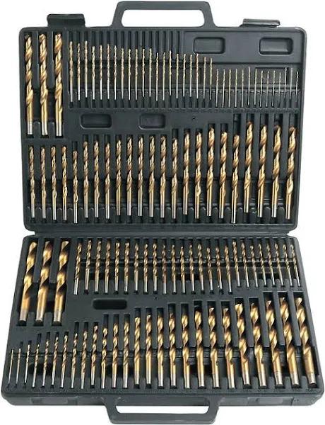 115 Piece Drill Bit Set High Quality High Speed Steel Efficient Removal